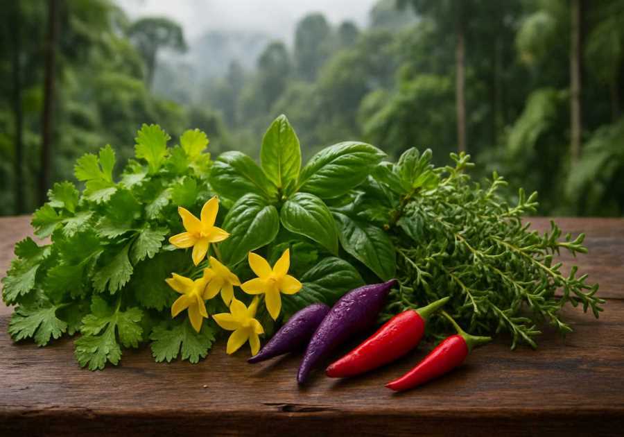Fresh Herbs and Native Flavors of Panama